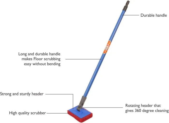 Gala - 151810 Scrubber with Long Handle (Multicolor) - Image 5