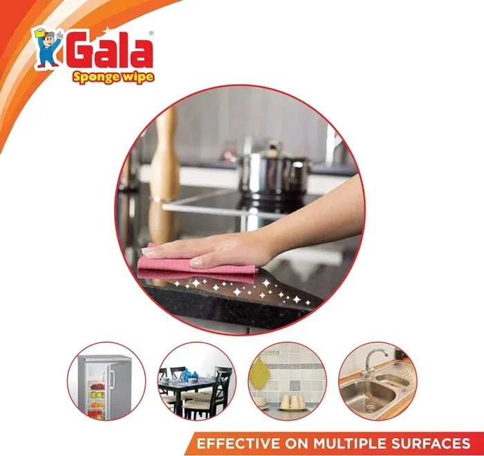 Gala Sponge Non-Stick Foam Wipe (Pack of 3) (148994) - Image 4