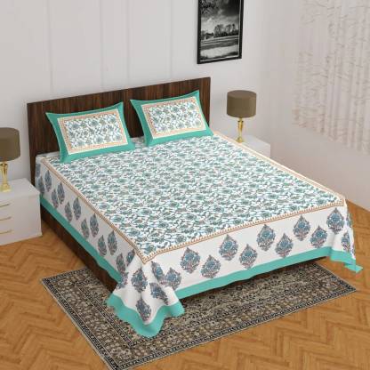 Double Bed Cotton Bedsheet Set