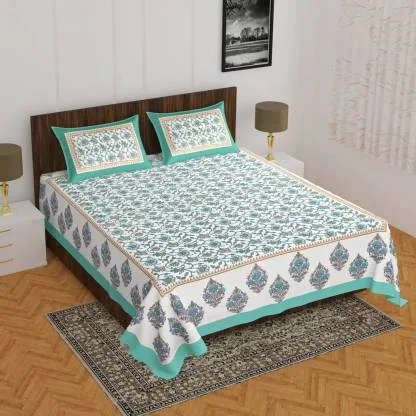 Double Bed Cotton Bedsheet Set