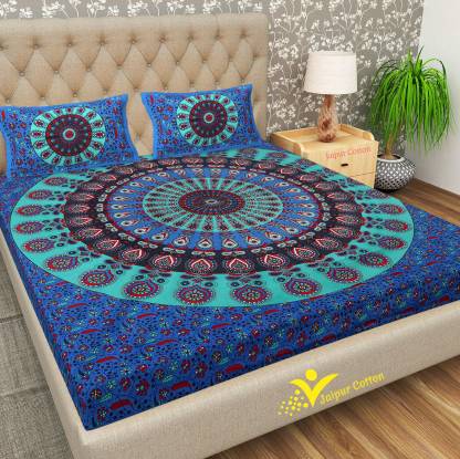 Double Bed Cotton Bedsheet Set