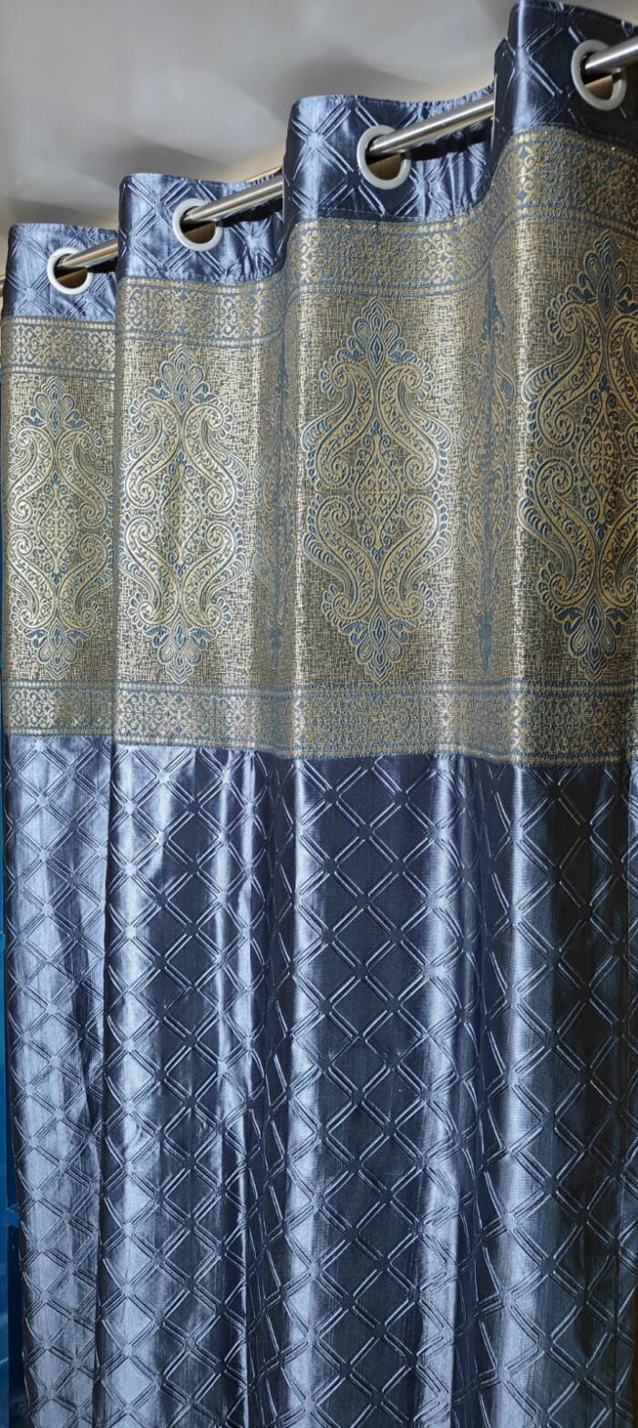 jacquard patch door curtain 7feet - Image 8