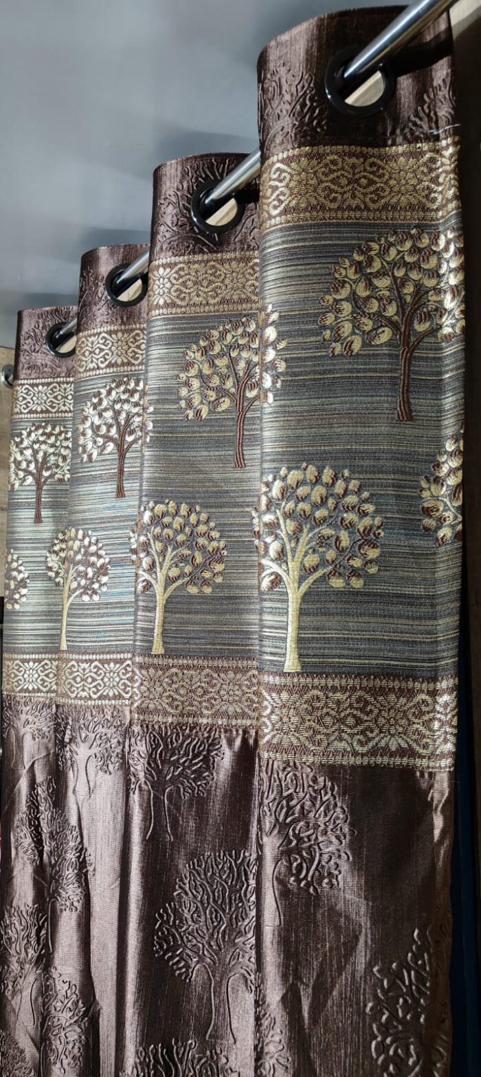 jacquard patch door curtain 7feet - Image 17