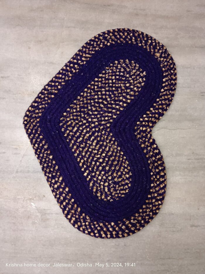 chinnle heart shape doormat 15 into 23 inch - Image 3