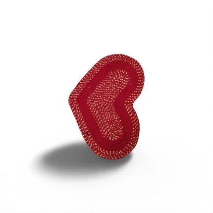 chinnle heart shape doormat 15 into 23 inch