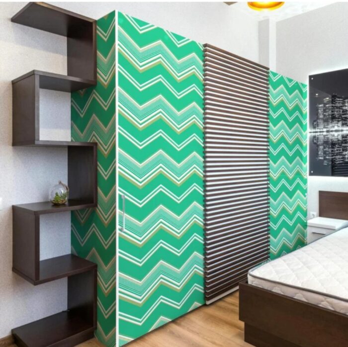 Abstract Green Wallpaper – Stylish Home Improvement for Modern Interiors (1000 cm x 45 cm) - Image 2