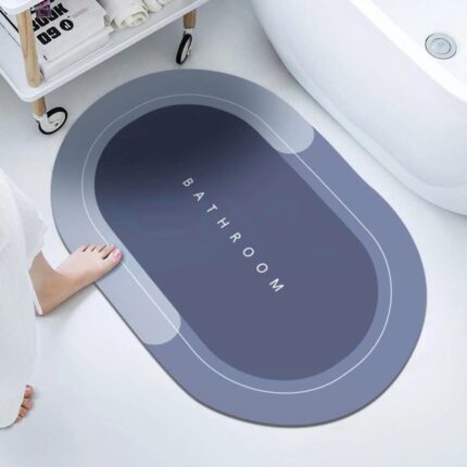 Super Absorbent Bath Mat (40x60) - Anti-Skid Quick Drying Water Absorbent for Kitchen & Bathroom