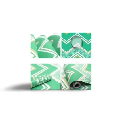 Abstract Green Wallpaper – Stylish Home Improvement for Modern Interiors (1000 cm x 45 cm)