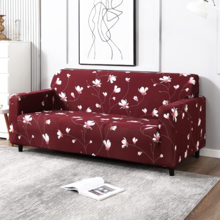5 Seater Stretchable Sofa Cover Set – 3+1+1, Elegant and Protective