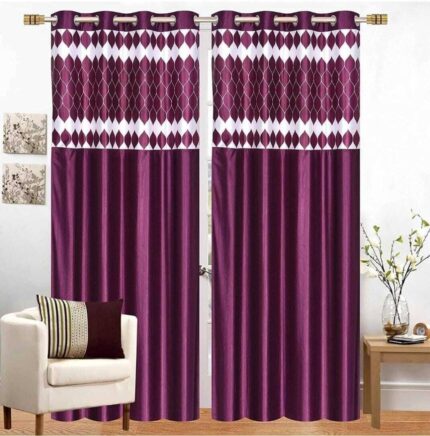 Patchwork Door Curtains Pack of 2