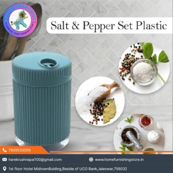 BPA-Free Salt Pot & Spice Storage Container – Hygienic Kitchen Organizer | Krishna Home Decor