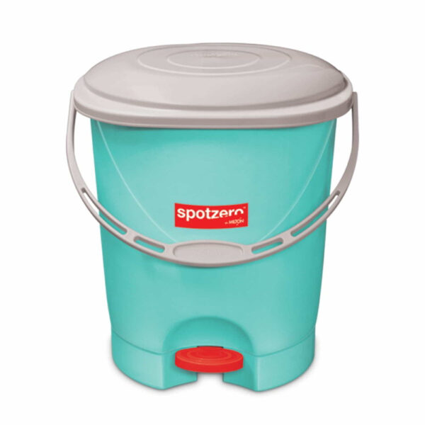 Milton Spotzero Dustbin – 12L Secure Lid Trash Bin | Available at Krishna Home Décor Jaleswar