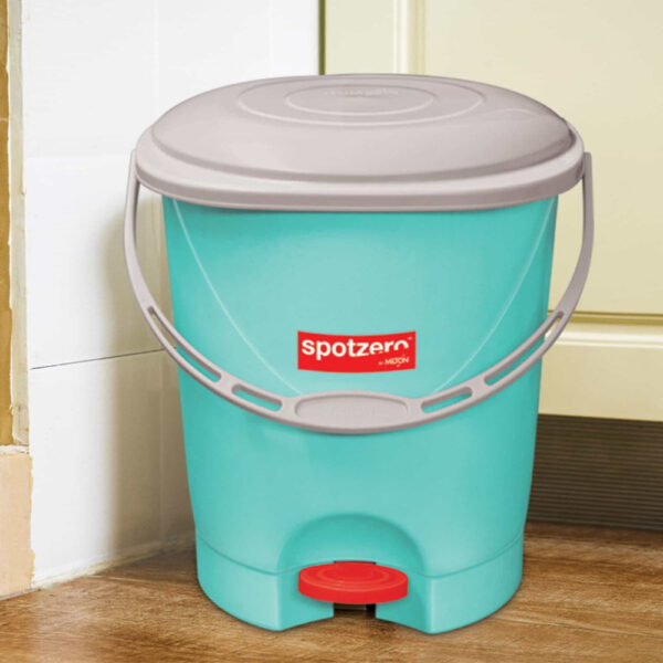 Milton Spotzero Dustbin – 12L Secure Lid Trash Bin | Available at Krishna Home Décor Jaleswar