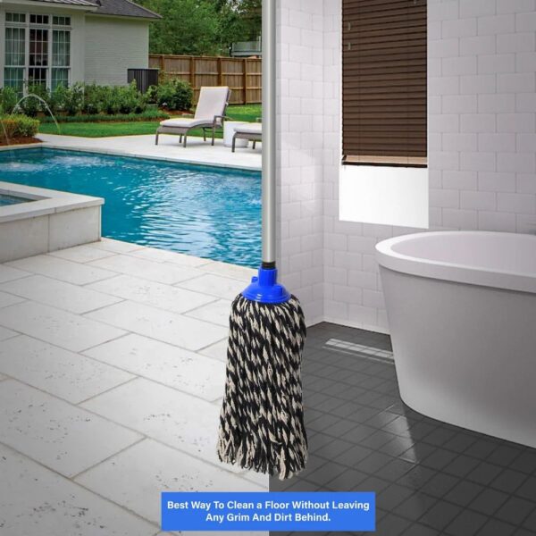 Cotton Smart Deck Mop refill Secondary: Fast clean mop, cotton mop head, deck mop, durable mop