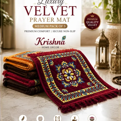 Velvet Prayer Mat medium pack of 5