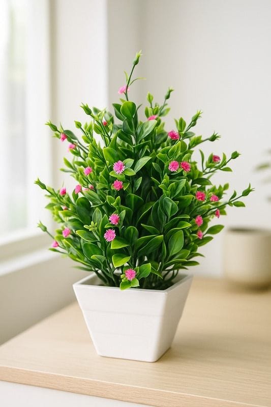 Artificial Plants with Flowers in Jaleswar – Premium Décor |Trusted  Krishna Home Decor