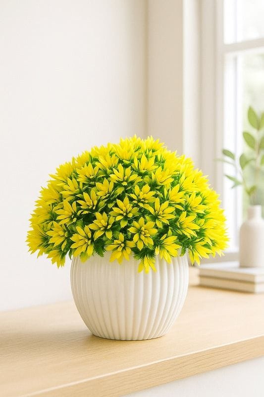 Artificial Plants with Flowers in Jaleswar – Premium Décor |Trusted  Krishna Home Decor