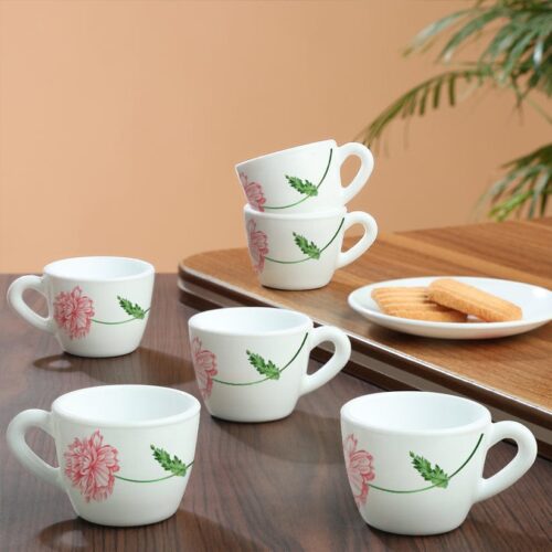 100ml opal glass coffee cup set