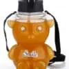 Kids Teddy Bear Water Bottle 650ml with Straw & Sling | Leak Proof Sipper Bottle