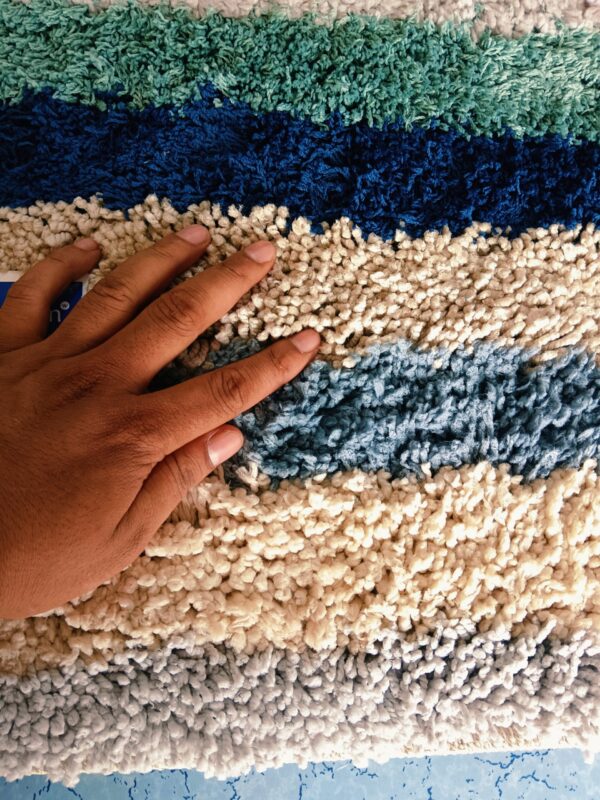 Welspun QuikDry Bath Mat 40×60 cm | Anti-Skid & Quick Dry