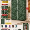 3 Door Godrej Almari Cover 52 x 78 Inch | Dust Proof Wardrobe Cover | Krishna Home Decor