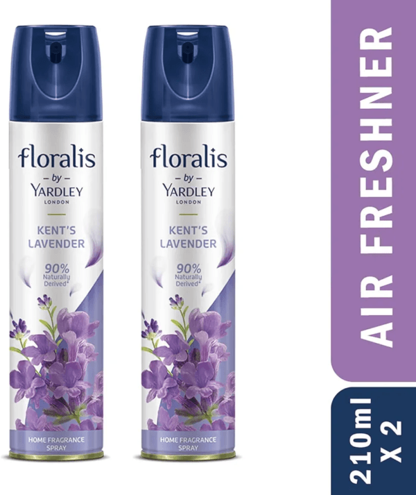 Buy Yardley Air Freshener Spray – Premium Long Lasting Floralis Home Fragrance | 210ml (Pack of 2)
