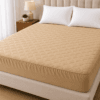 Premium Waterproof Mattress Protector 72 × 78 Inches (King Size) | Terry Quilted Fitted Mattress Cover | Bed Protector | Krishna Home Decor