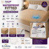 Premium Waterproof Mattress Protector 72 × 78 Inches (King Size) | Terry Quilted Fitted Mattress Cover | Bed Protector | Krishna Home Decor