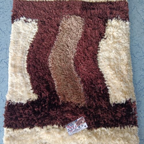 Krishna Home Decor 3D Saggy Anti Skid Door Mat 16x24 Inch | Soft Shaggy Floor Mat