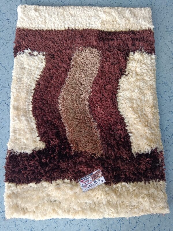 Krishna Home Decor 3D Saggy Anti Skid Door Mat 16x24 Inch | Soft Shaggy Floor Mat