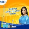 Gebi Super Spin Mop with Plastic Jali & Extra Refill | 360° Rotating Floor Cleaning Mop Set
